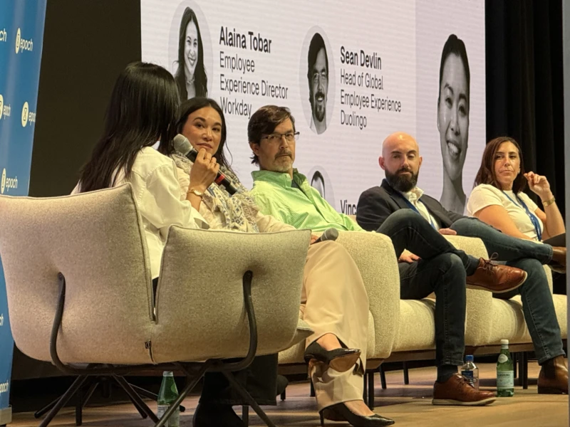 Panel discussion at an Epoch customer summit